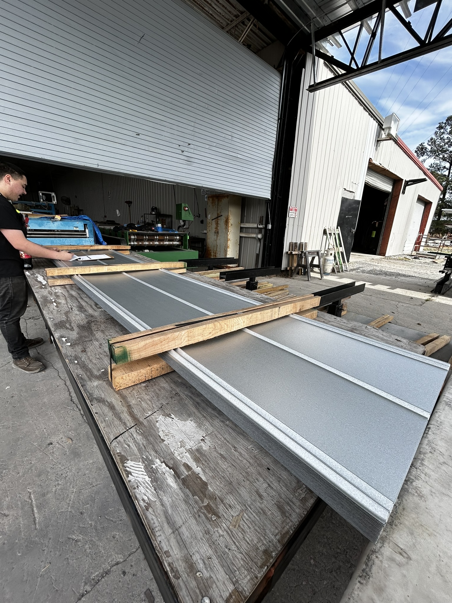 Galvalume Master Rib Stacked